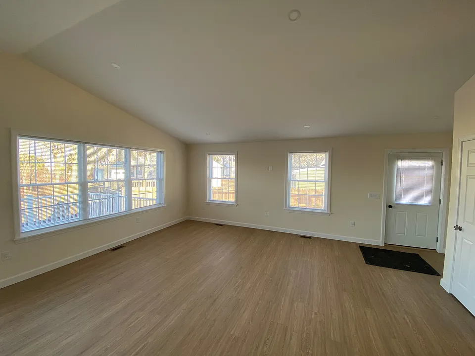 Entry door and living area