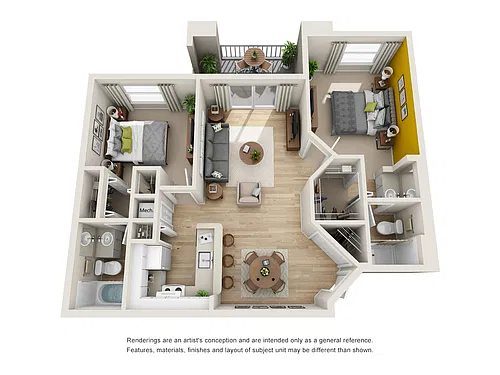 Floor plan Queen