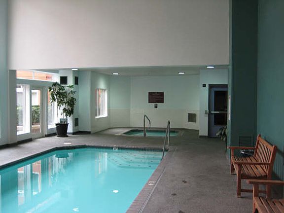 Indoor pool and spa