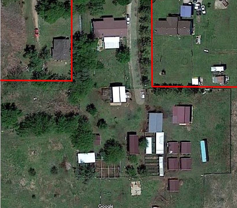 Aerial of house & buildings