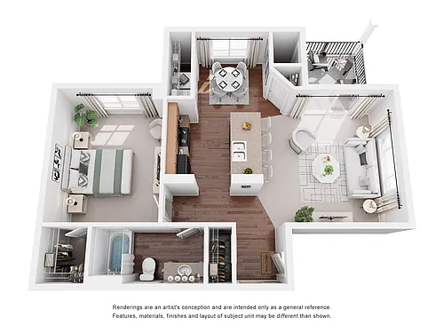 Floor plan Cedar A