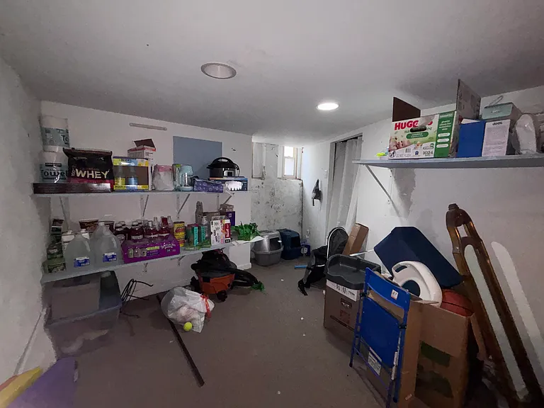 Basement -storage area