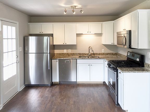 New cabinets and appliances