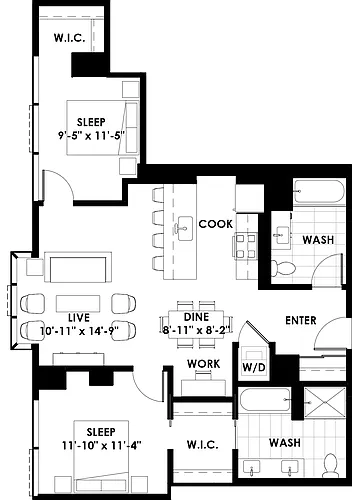 Floor plan 2A