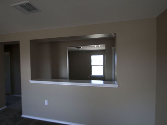 office open to family room