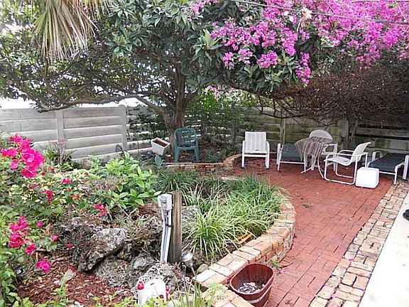 Gorgeous side patio,  