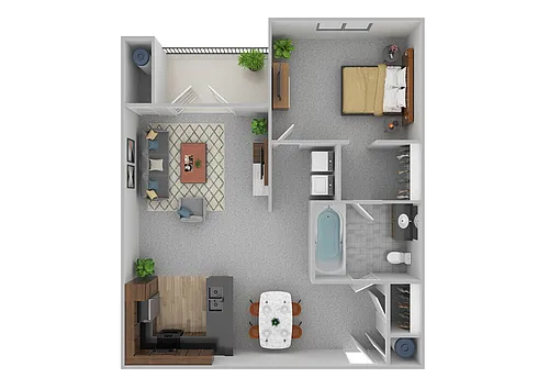 Floor plan Maple Hill