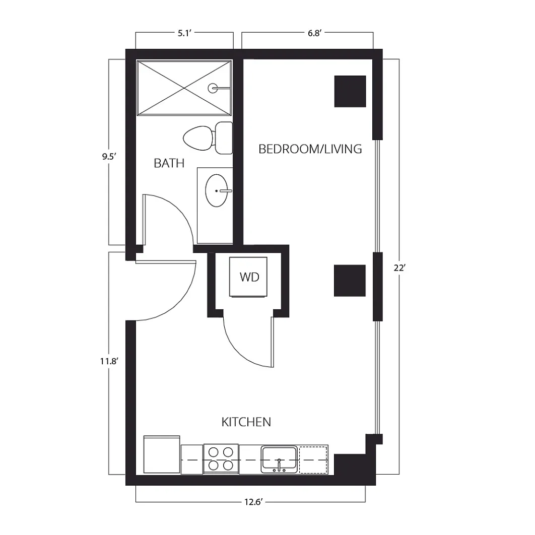 Floor plan M7-WY