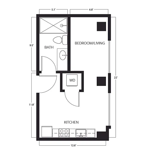 Floor plan M7-WY