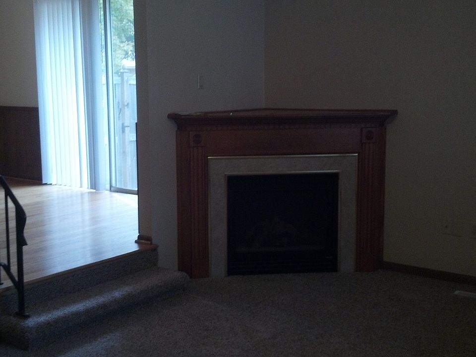 Living room gas fireplace