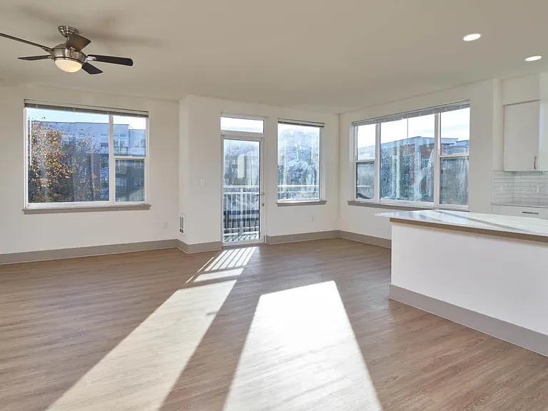 Living Room with Balcony and Hard Surface Flooring