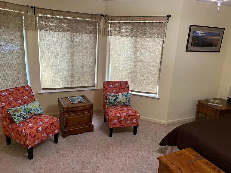 Seating area in 2nd Master Suite