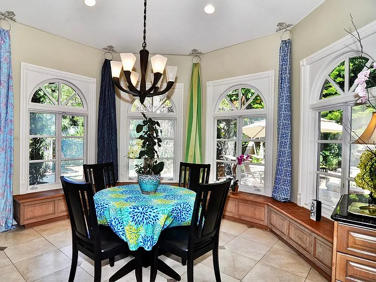 Breakfast dining area