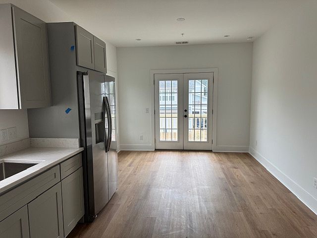 Open floor concept with private balcony