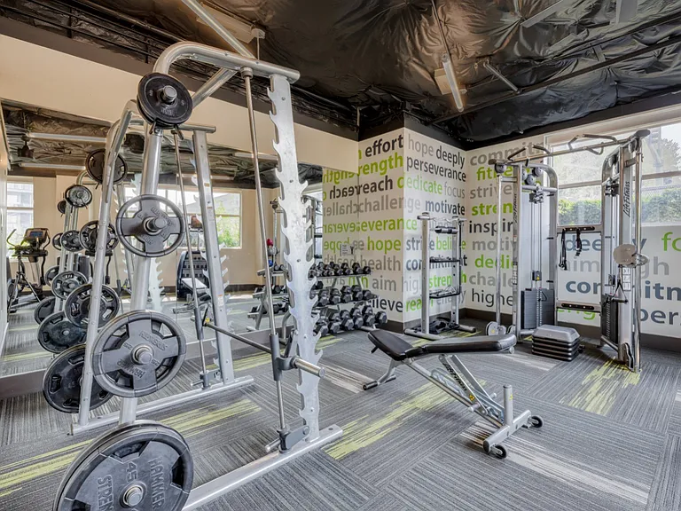 Work on your fitness goals with our 24 hour gym