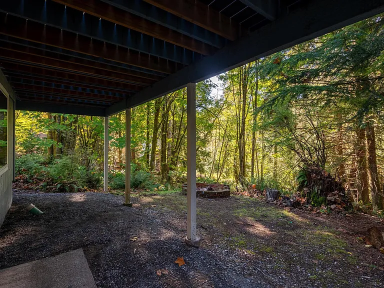 Private backyard you can hike into