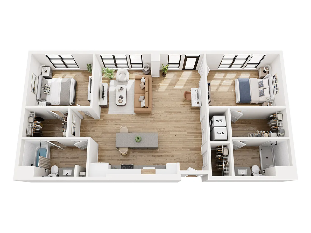 Floor plan Garnet Penthouse