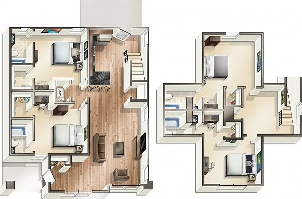 D1 - 4 Bedroom Cottage D1 - 4 Bedroom Cottage