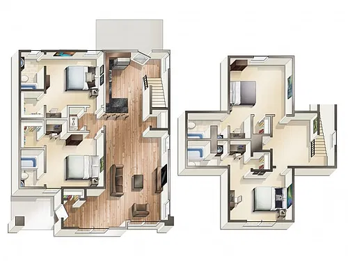 Floor plan D1 Cottage Floor Plan