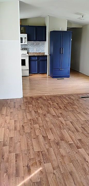 Living room and kitchen