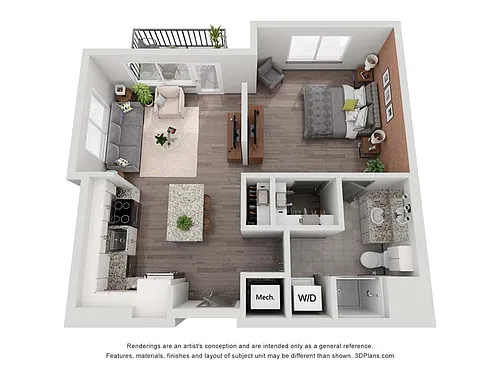 Floor plan The Vision - Thrive Lofts