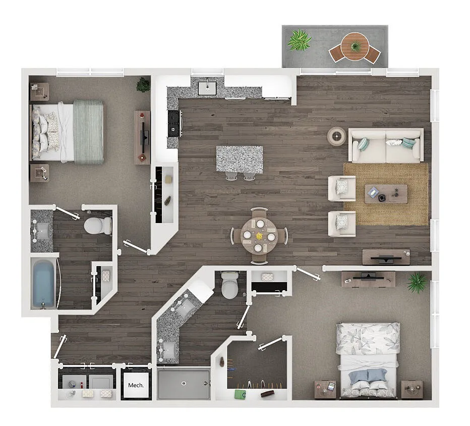 Floor plan B2