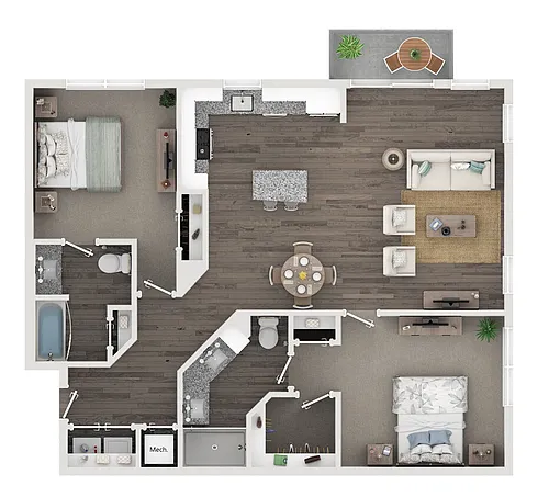 Floor plan B2