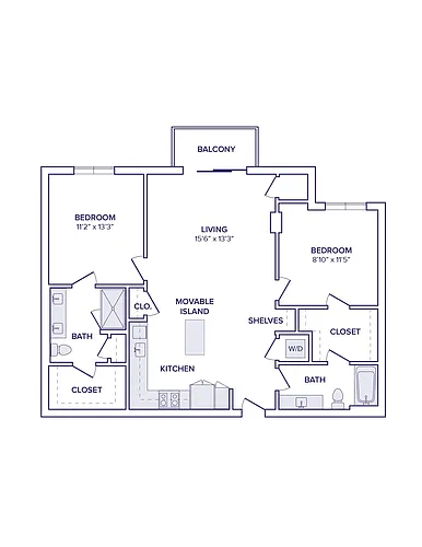 Floor plan B13 - North Tower
