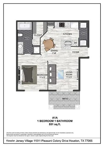 Floor plan A1A