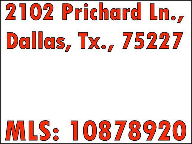 2102 Prichard - MLS: 10878920