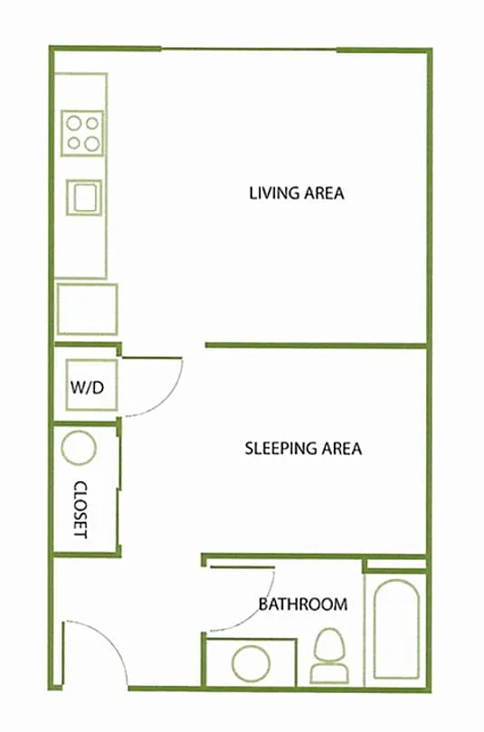 Floor plan Studio-A-1A