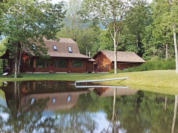 Trout filled Pond behind house