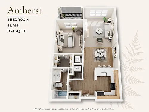 Floor plan Amherst