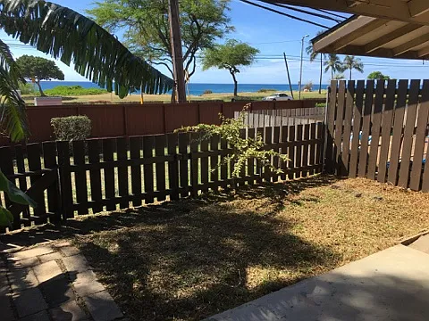 Back Yard with Ocean View