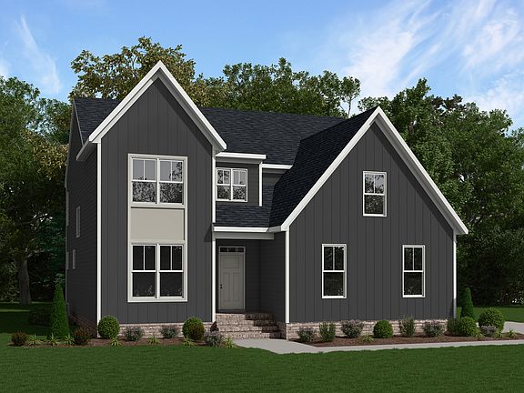 Brookfield Farmhouse C Side Load Garage