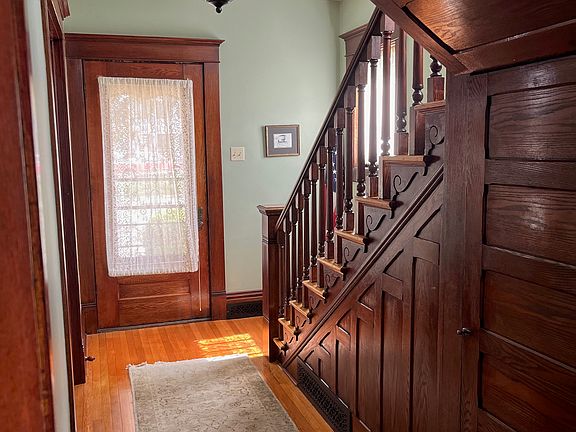 First floor hallway and front door