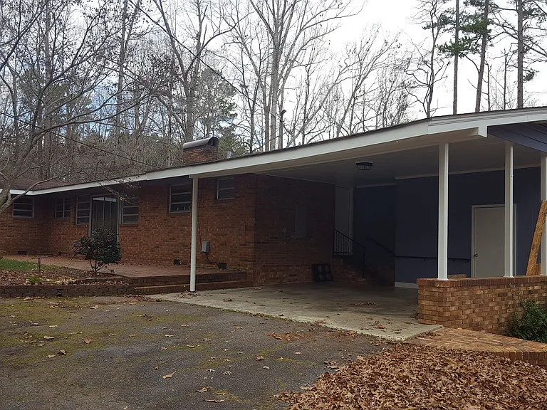 exterior rear - 2 car covered carport