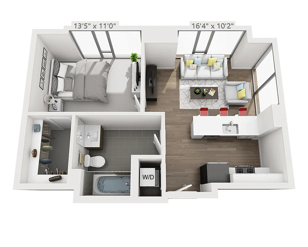 Floor plan A1A