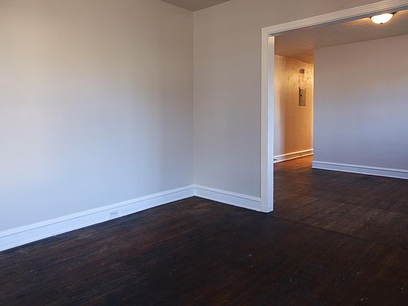 Living room into dining room