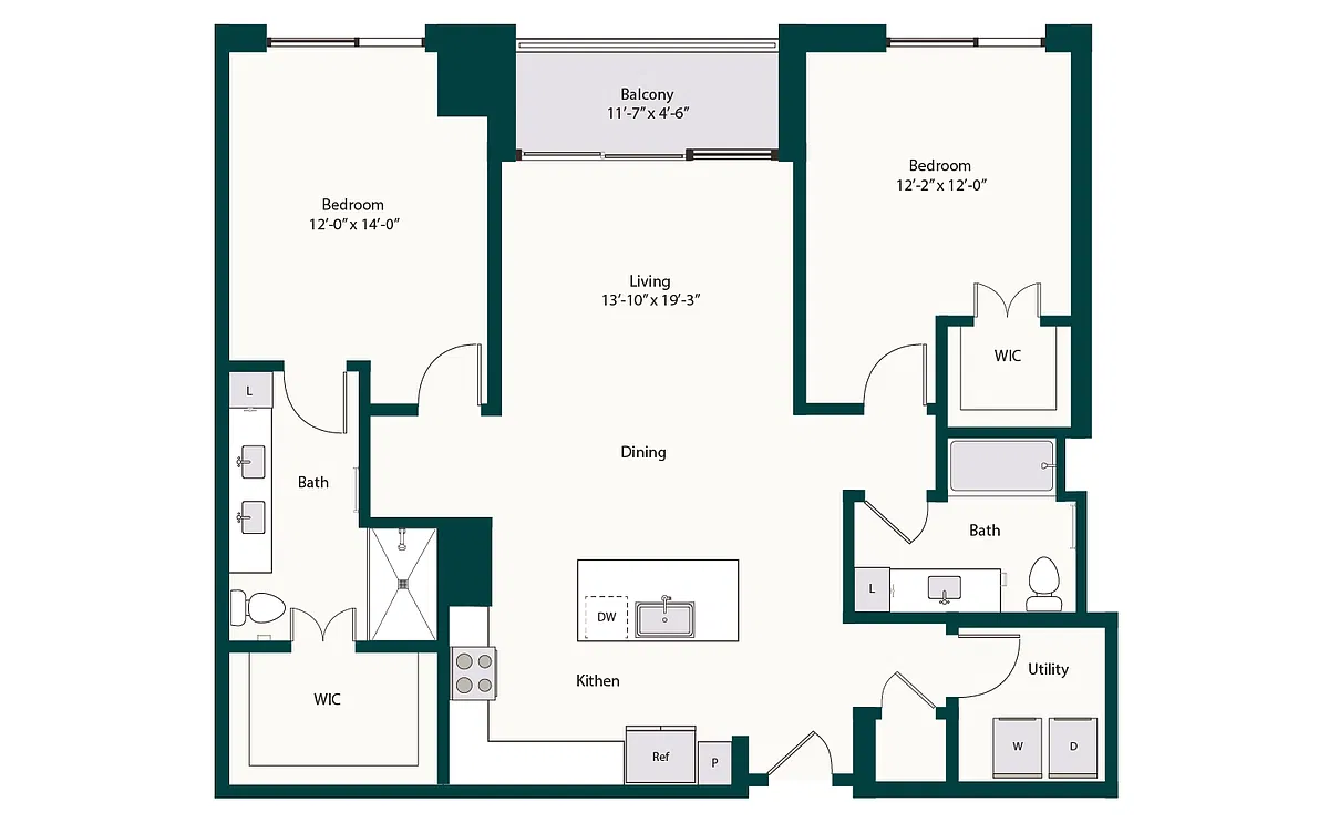 Floor plan B3