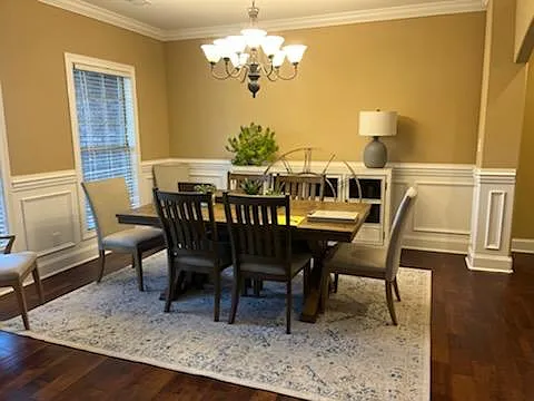 Formal dining area