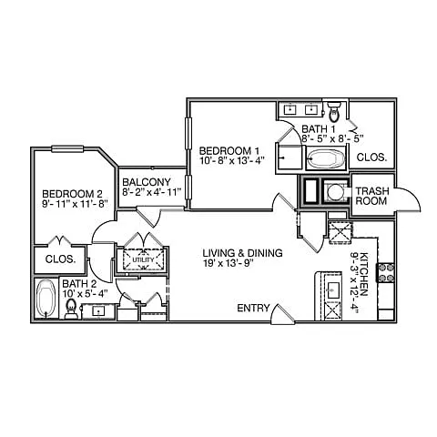 Floor plan Bagwell
