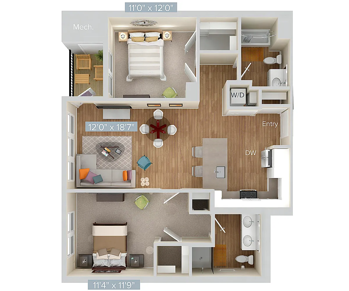 Floor plan B2-A