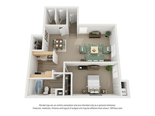 Floor plan Saxon