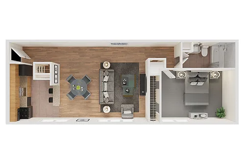 Floor plan 1 Bedroom