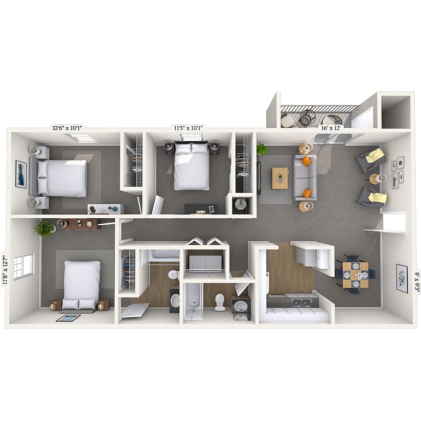 Floor plan The Poplar