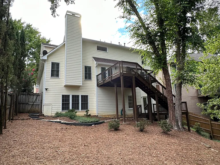 View of the Bridle Lane backyard