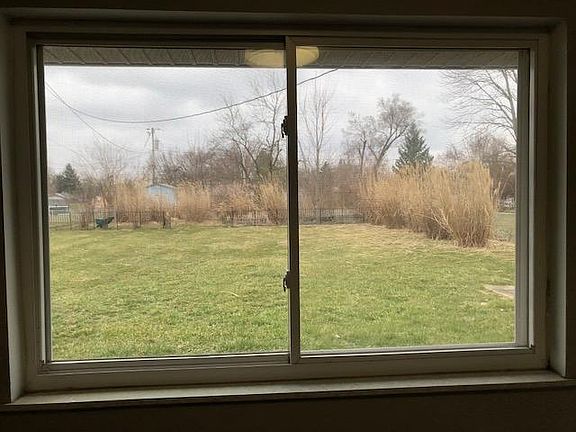 view from kitchen window