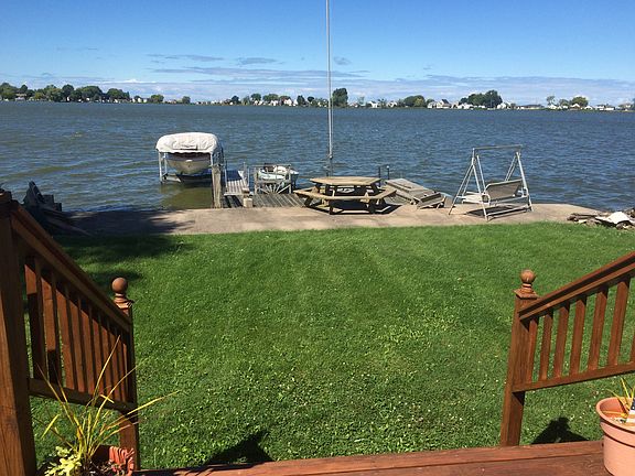 Looking out back door