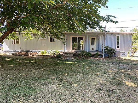 Back yard and house